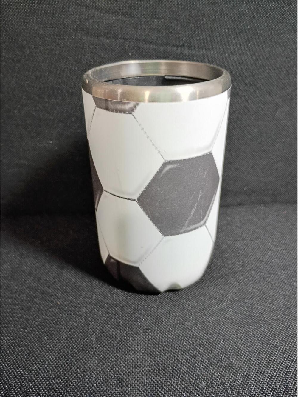 Swell Stainless Steel Insulated Tumbler with Soccer Ball Design